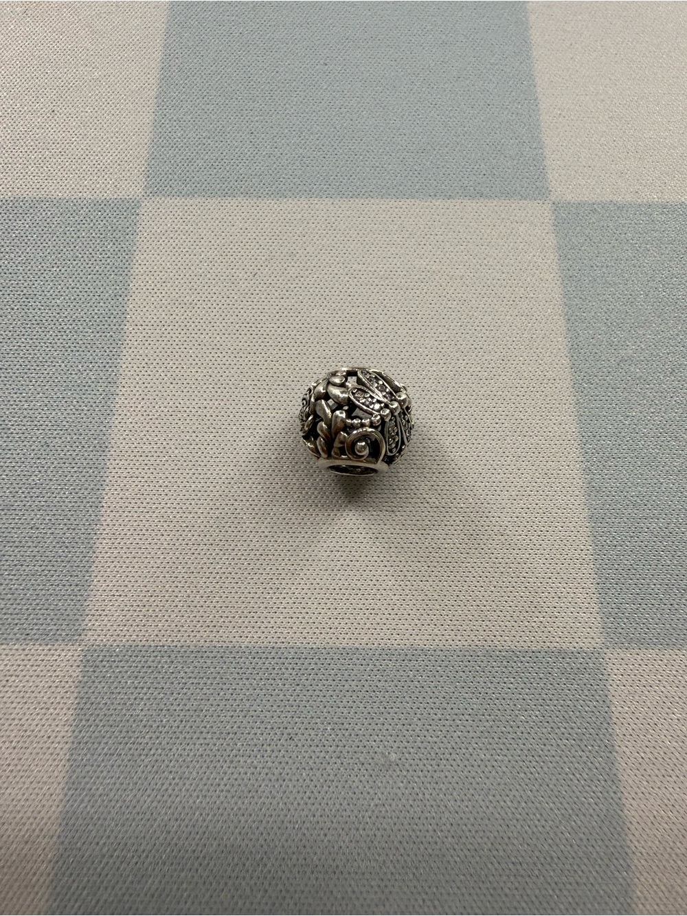 Authentic Pandora Sterling Silver Dragonfly Meadow Charm